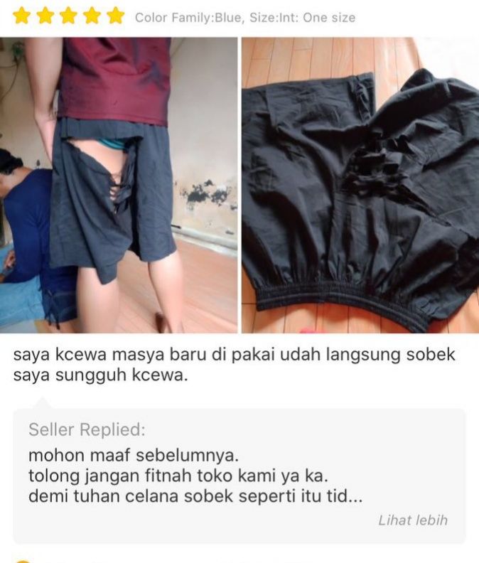 Barang Dateng Nggak Sesuai Ekspetasi